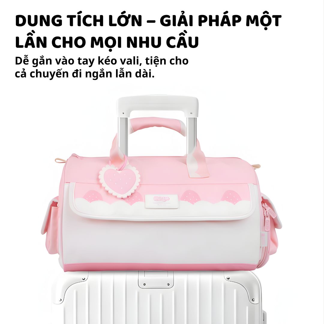 Túi Đựng Đồ Du Lịch Cho Bé Zoyzoii Crossbody Travel Bag B70- Yellow