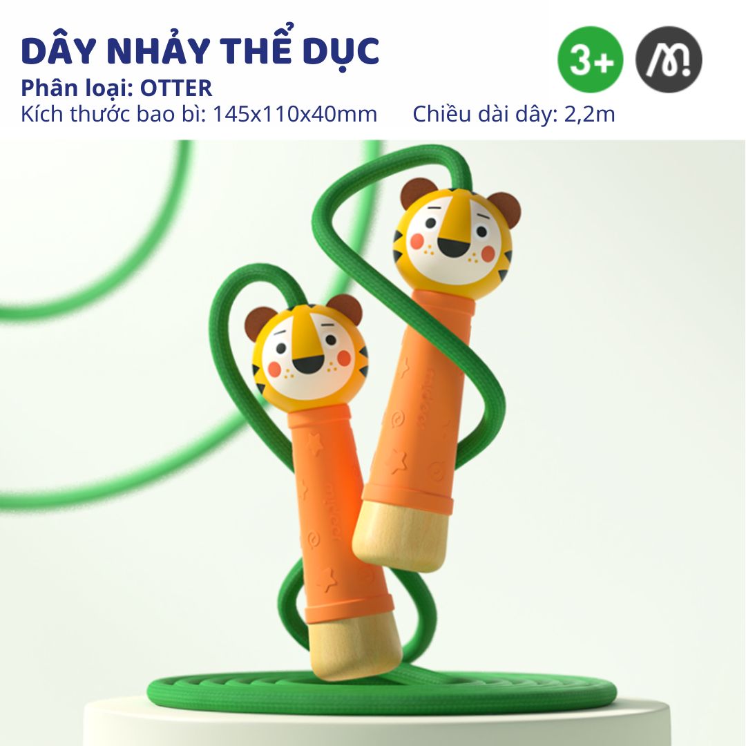 Dây Nhảy Vận Động Cho Bé Mideer Jump Rope- Otter 3+
