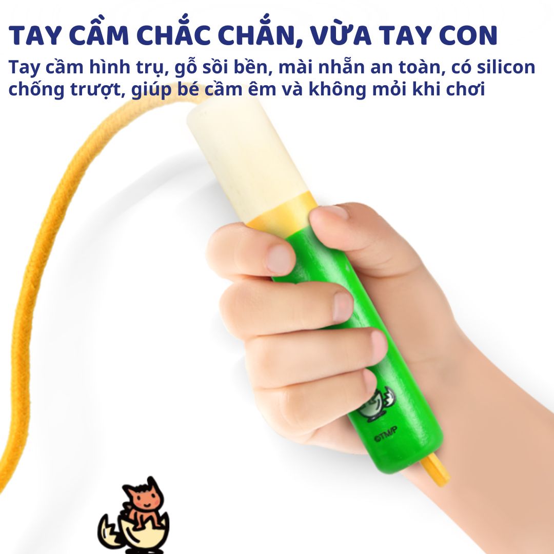 Dây Nhảy Vận Động Cho Bé Mideer Jump Rope- Rossi 3+