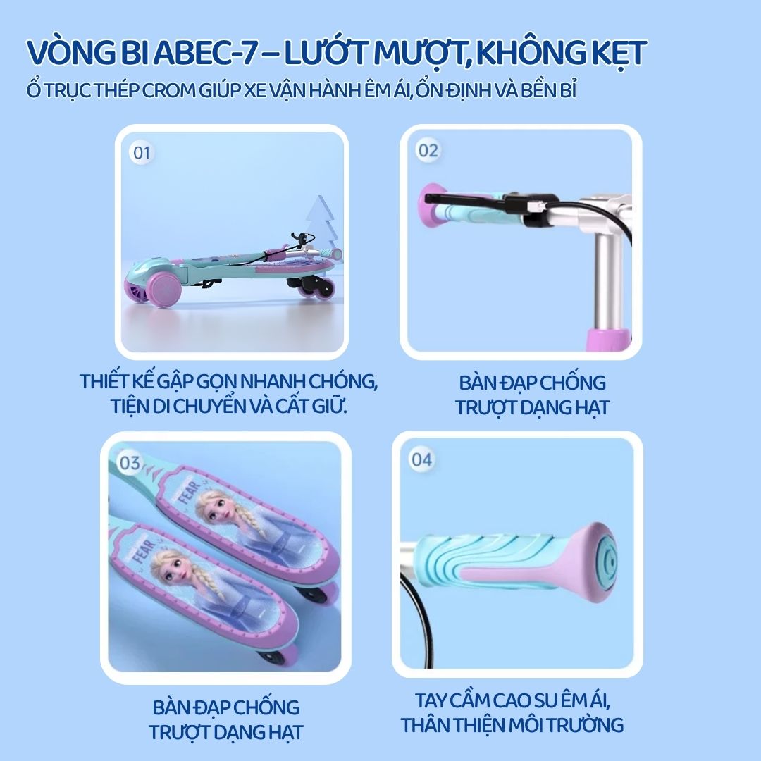 Xe Scooter Cho Bé Có Bàn Đạp Kép Marvel- Spider Man 3+
