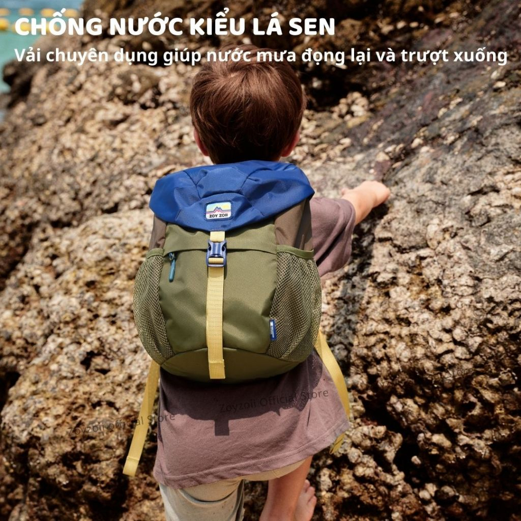 Balo Du Lịch Cho Bé Zoyzoii Natural Adventure Series B73 Màu Đỏ