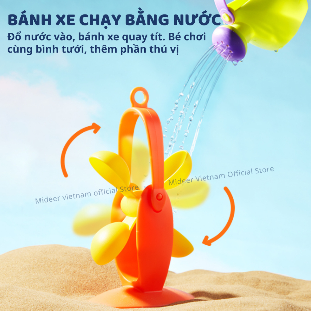 Đồ Chơi Xúc Cát Đi Biển Mideer Beach Sand Toy Set 3+