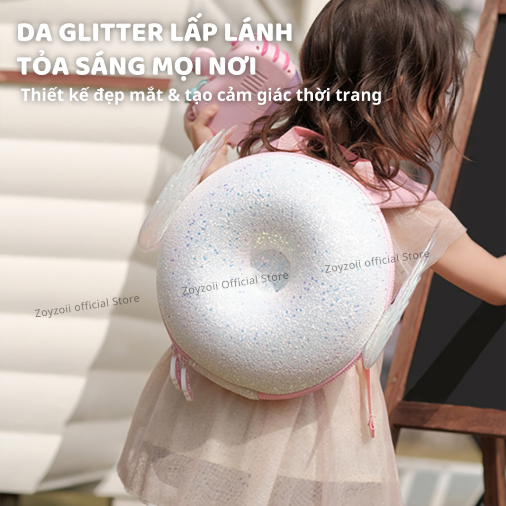 Balo Cho Bé Mầm Non Zoyzoii Donut Series Backpack B1 Thiên Thần