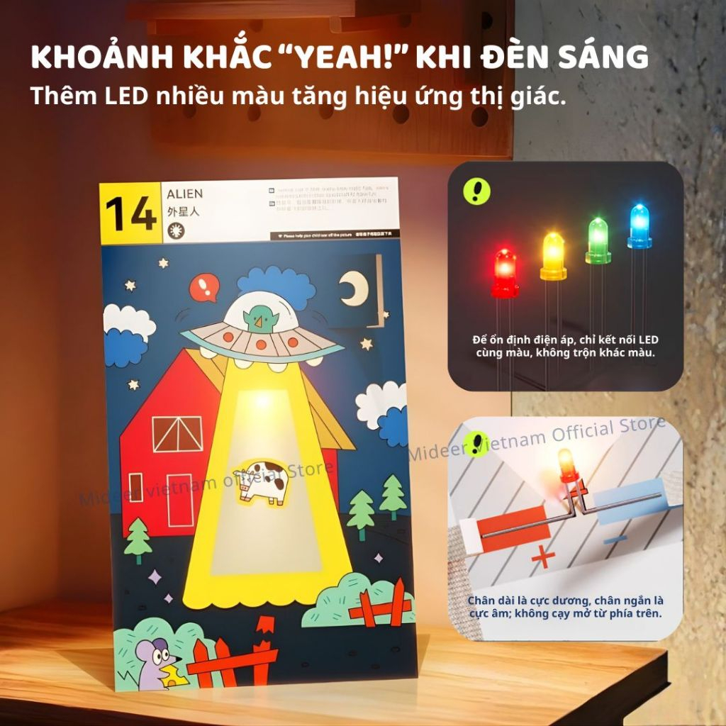 Đồ Chơi Lắp Ráp Mạch Điện Sáng Tạo Mideer Circuit Crafters 8+