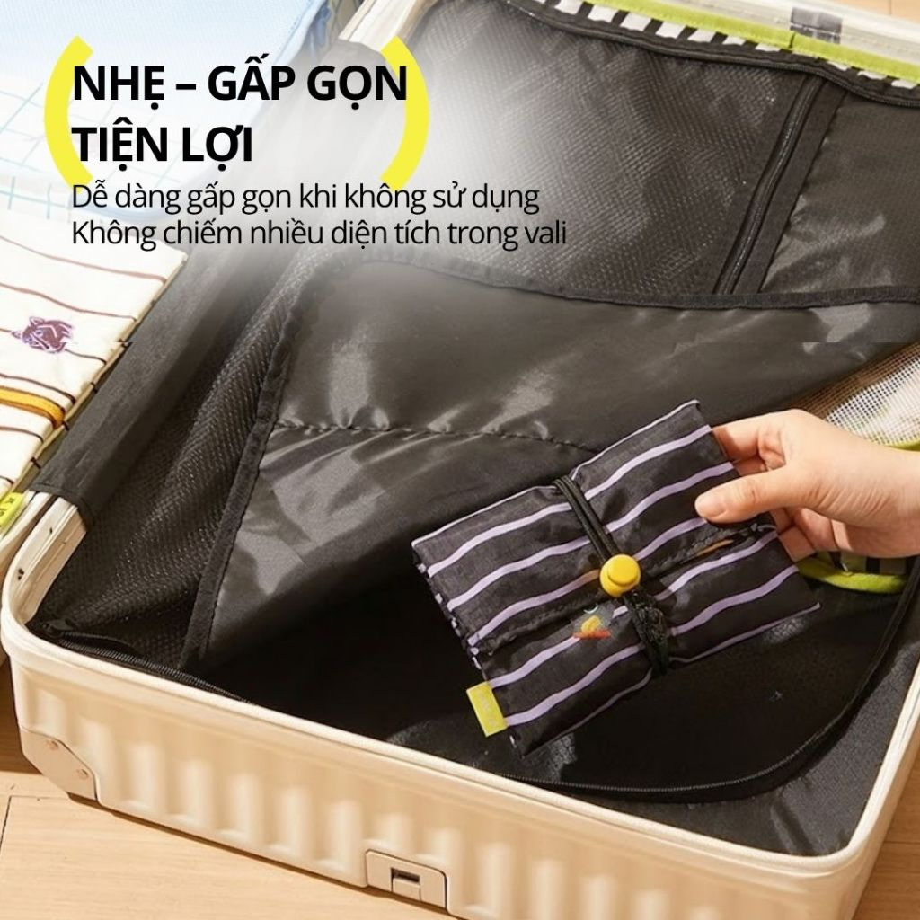 Túi Đựng Quần Áo Bẩn Hugz Laundry Bag- Mint Mambo