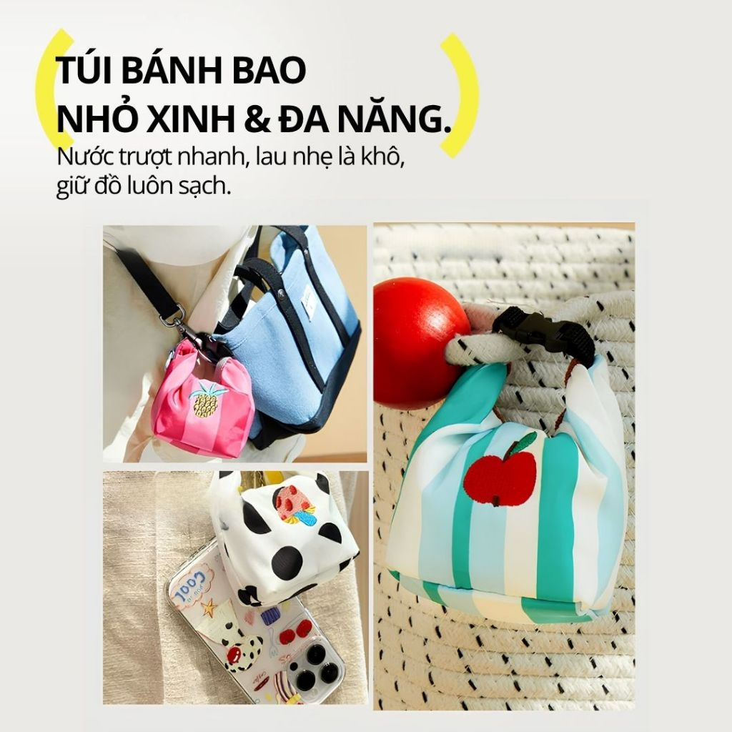 Túi Đeo Chéo Mini Hugz Hobo Bag- Pineapple Party