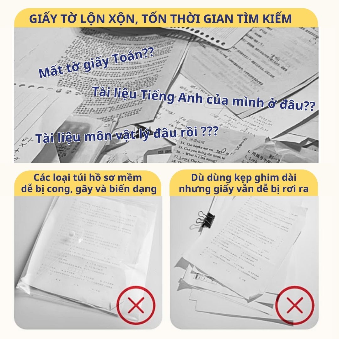 Túi Đựng Tài Liệu A4 Nhiều Ngăn Mideer Accordion Folder- Forest College