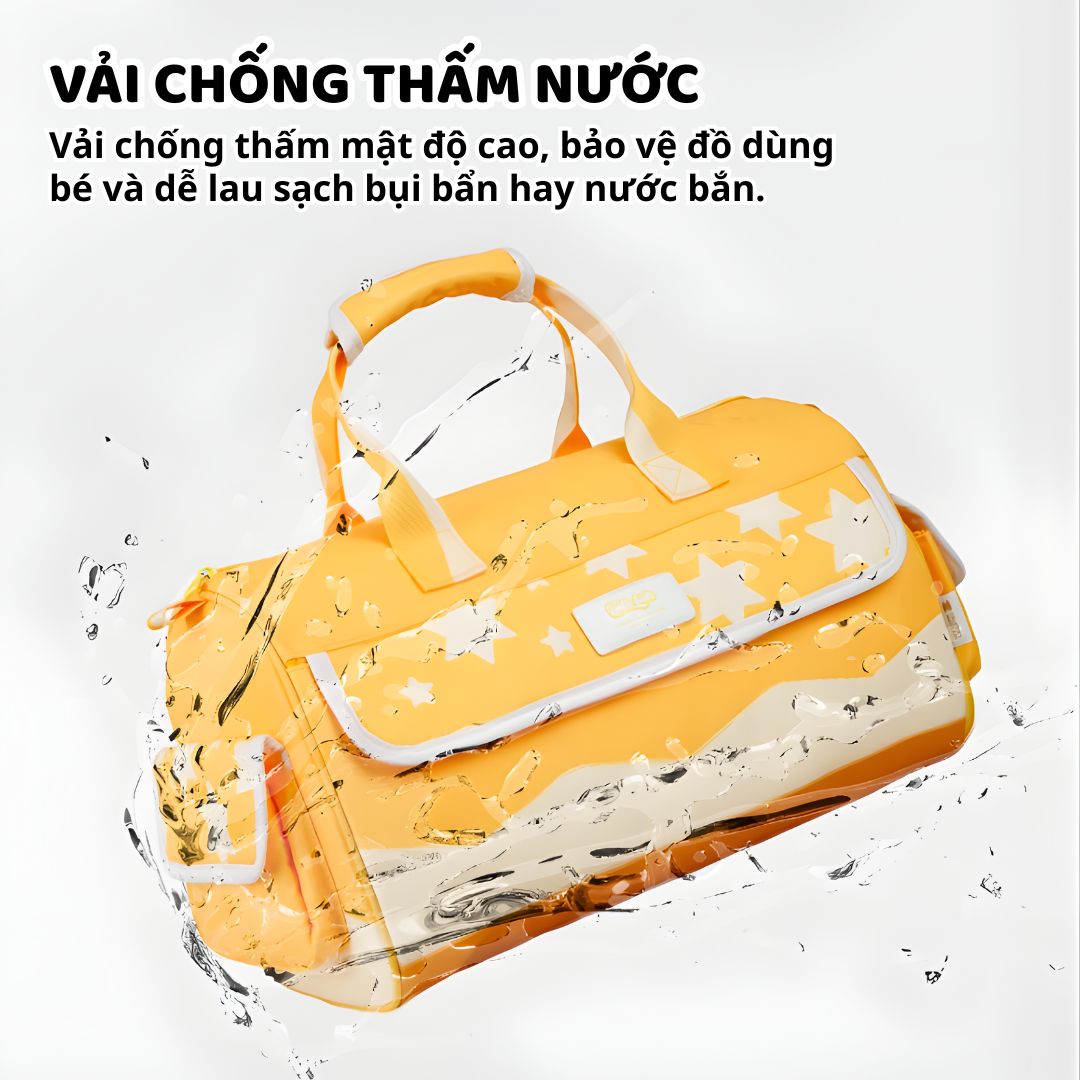 Túi Đựng Đồ Du Lịch Cho Bé Zoyzoii Crossbody Travel Bag B70- Yellow