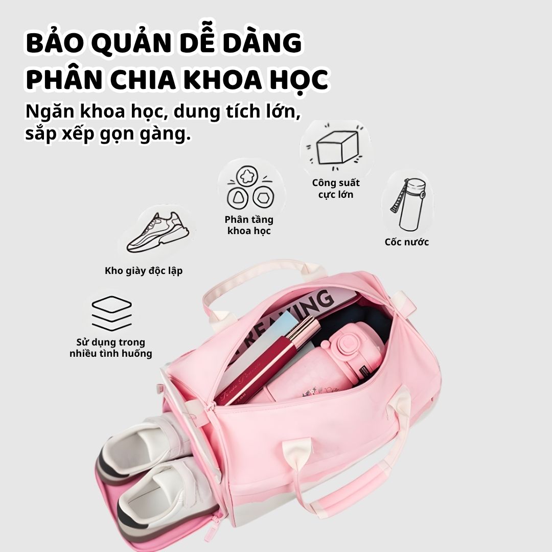 Túi Đựng Đồ Du Lịch Cho Bé Zoyzoii Crossbody Travel Bag B70- Blue