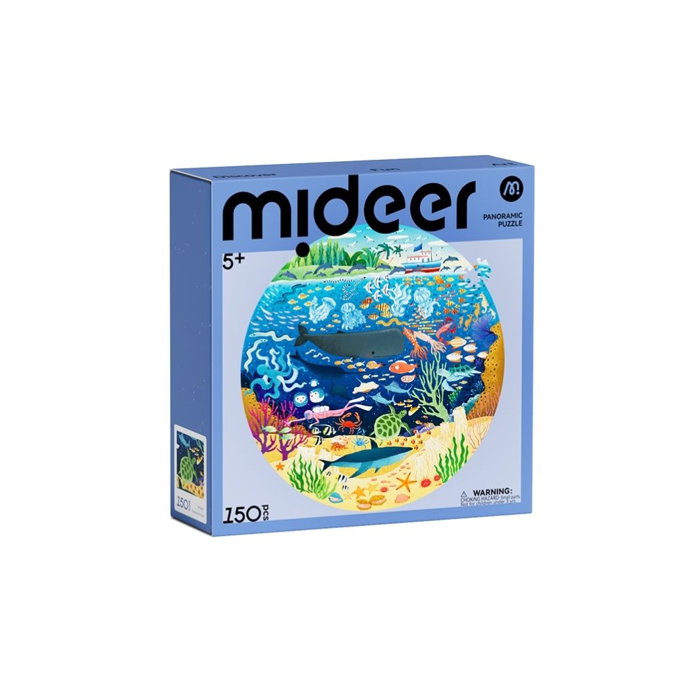 Đồ Chơi Ghép Hình Đại Dương 150 Mảnh Mideer Round Puzzle 5+