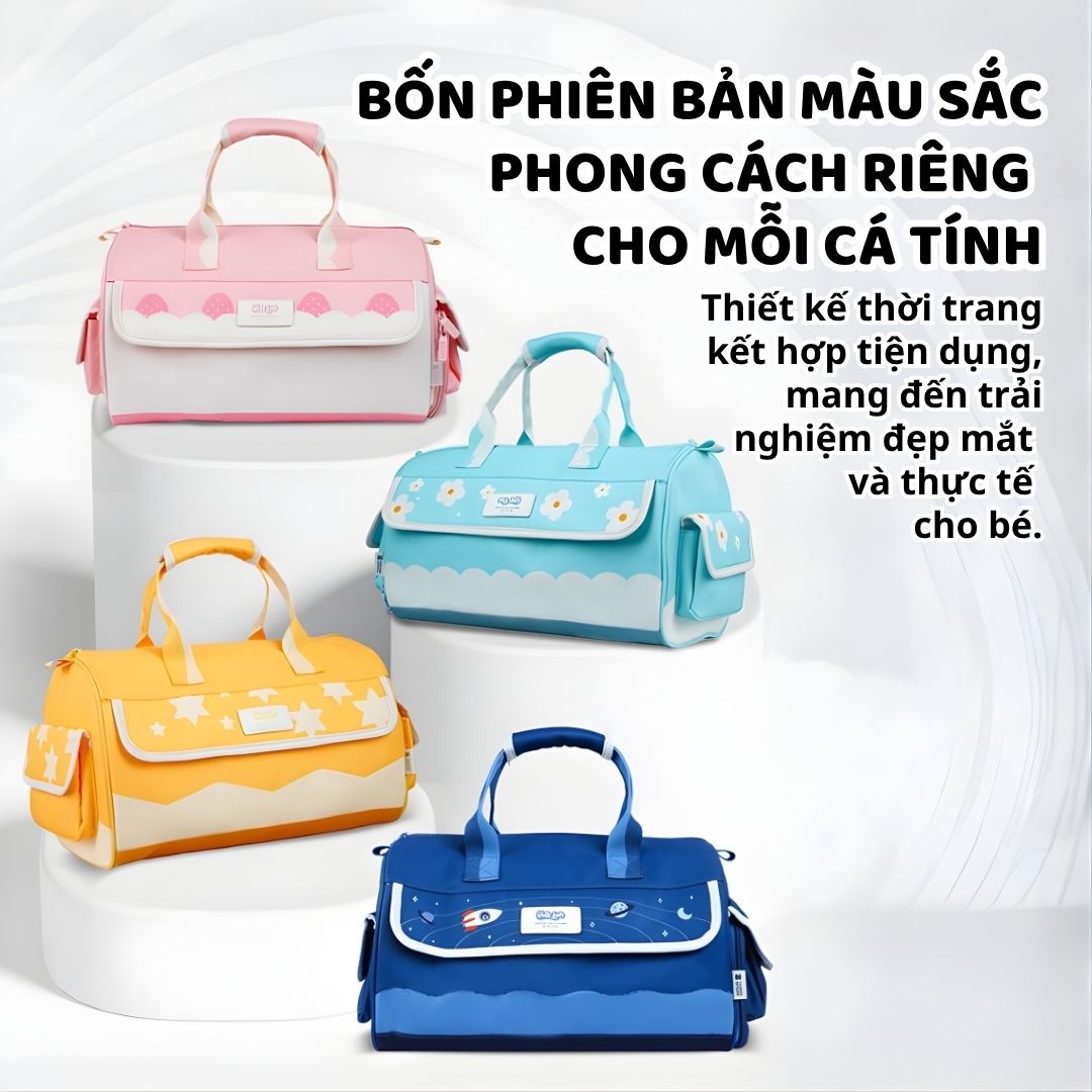 Túi Đựng Đồ Du Lịch Cho Bé Zoyzoii Crossbody Travel Bag B70- Yellow
