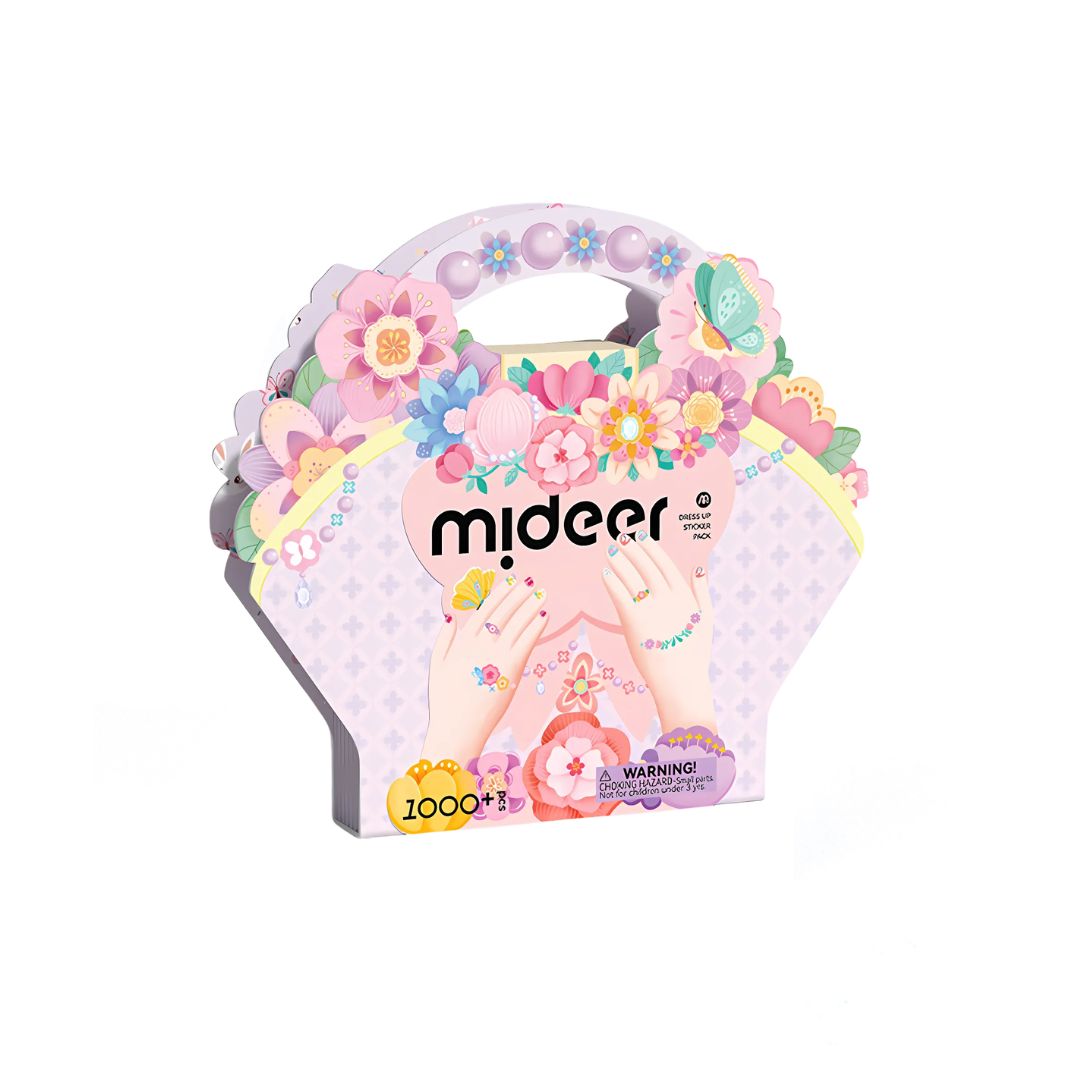 Đồ Chơi Sticker Dán Móng Tay Cho Bé Gái Mideer Garden Fairy Dress Up Sticker Pack 3+