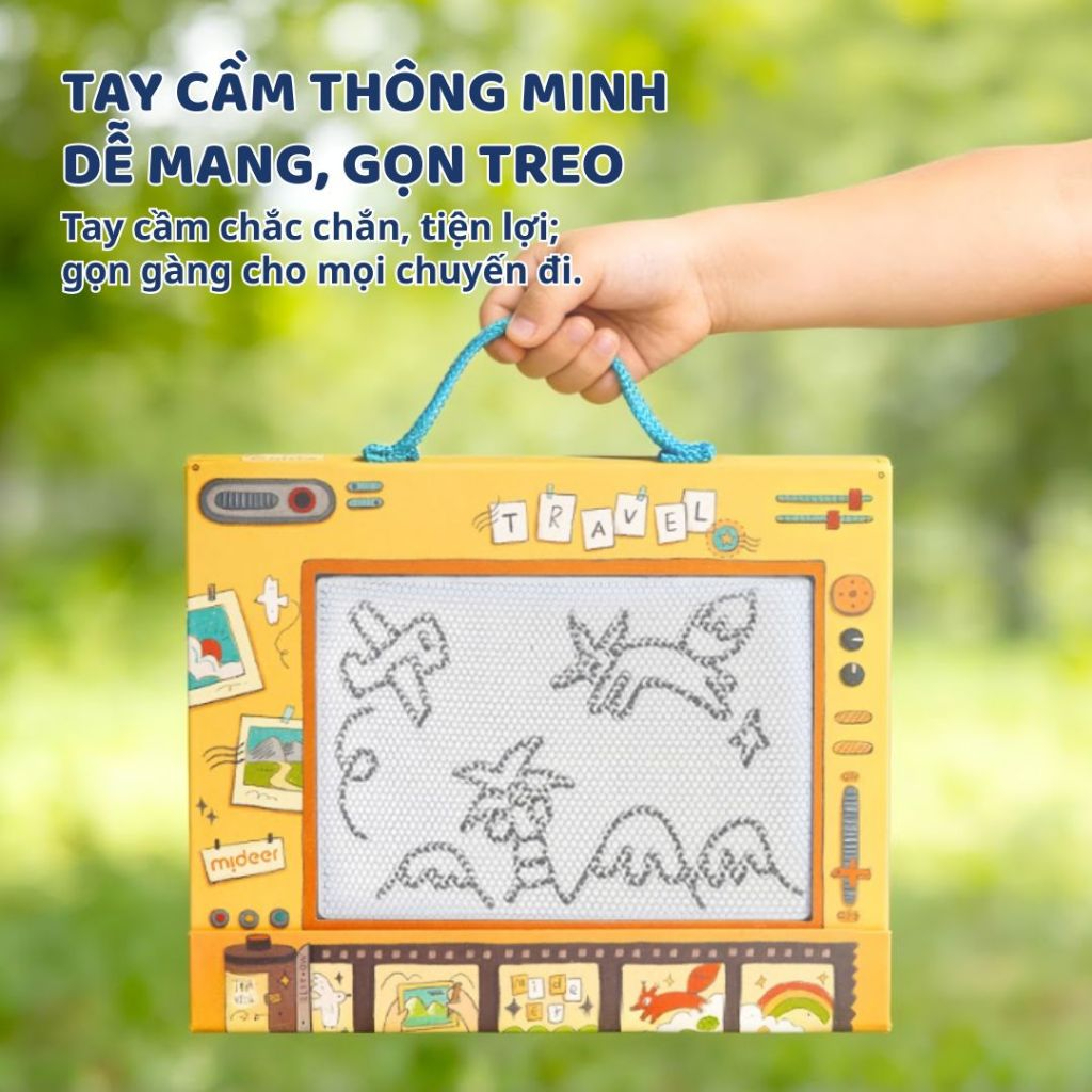 Đồ Chơi Bảng Vẽ Đa Năng Kèm Trò Chơi Mideer Sensory Book 3+