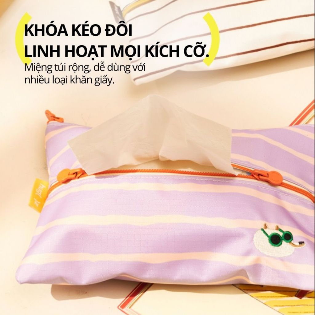 Túi Du Lịch Đựng Khăn Giấy Hugz Tissue Pouch- Morning Bliss