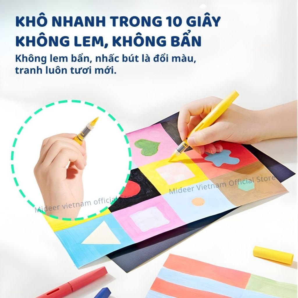 Bút Màu Acrylic Cho Bé Straight Liquid Acrylic Marker - 80 Màu