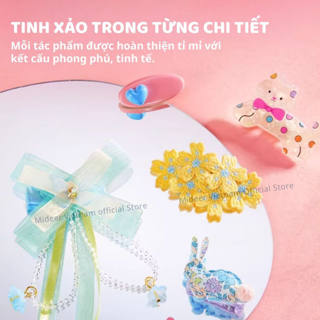 Phụ Kiện Kẹp Tóc Cho Bé Gái Hair Clips Gift Box 3+
