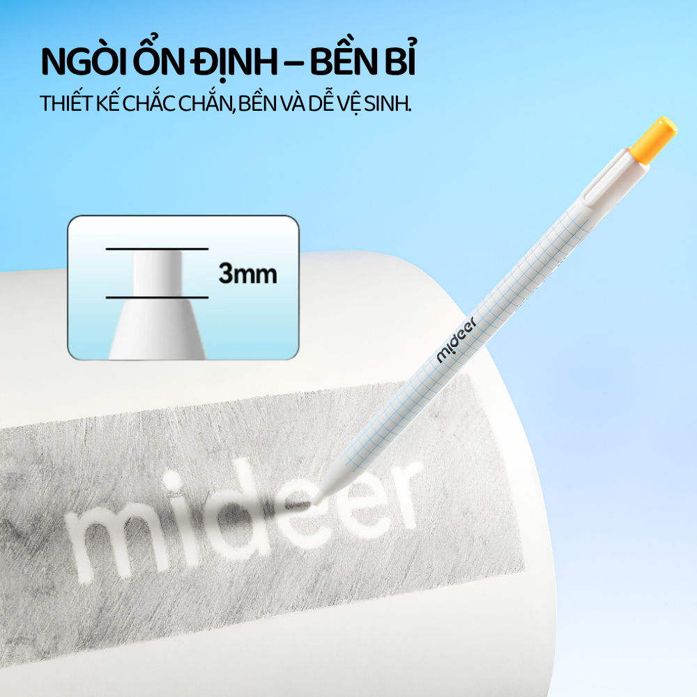Gôm Tẩy Dạng Bút Siêu Sạch Cho Bé Mideer Clic Eraser 3+
