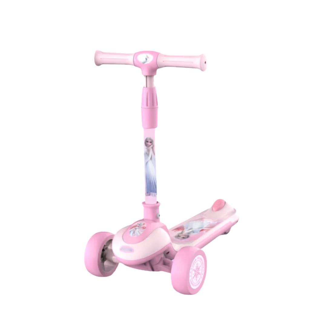 Xe Scooter Gấp Gọn Cho Bé Màu Hồng Mesuca Disney 3+