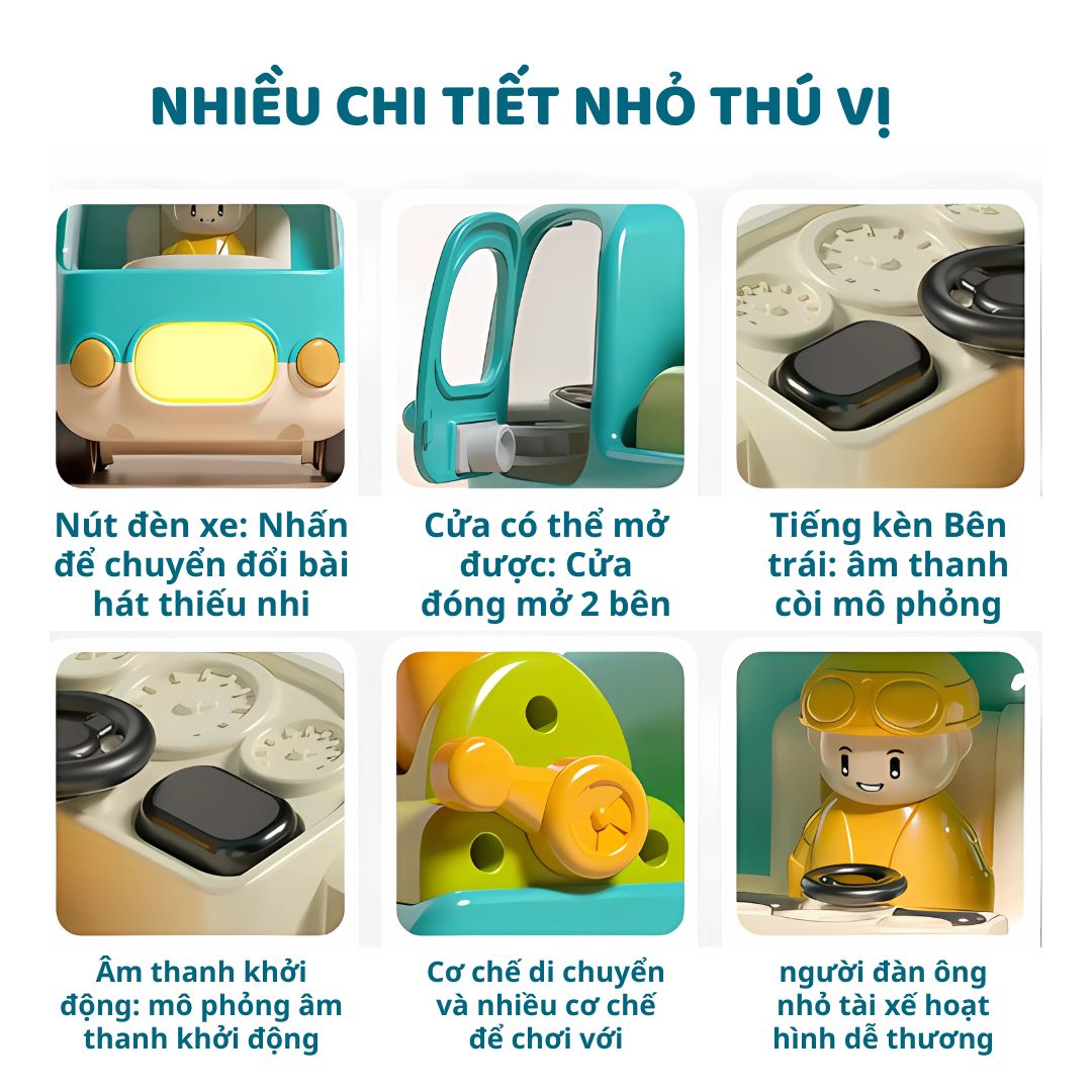 Đồ Chơi Mô Hình Ô Tô Phát Nhạc Goodway G504- Xe Xúc Cảt