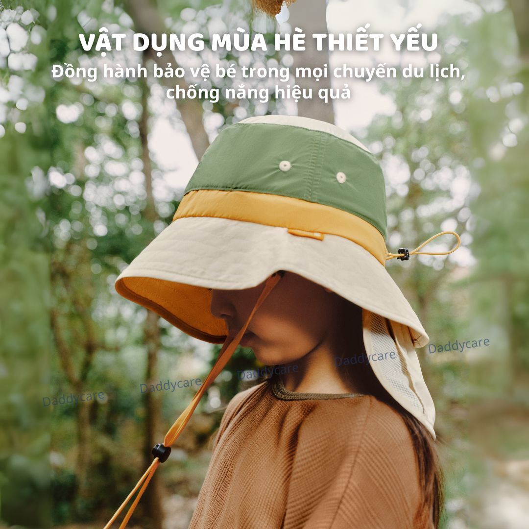 Mũ Chống Nắng Che Vai Gáy Zoyzoii Large Brim Sun Hat B63- Màu Kem