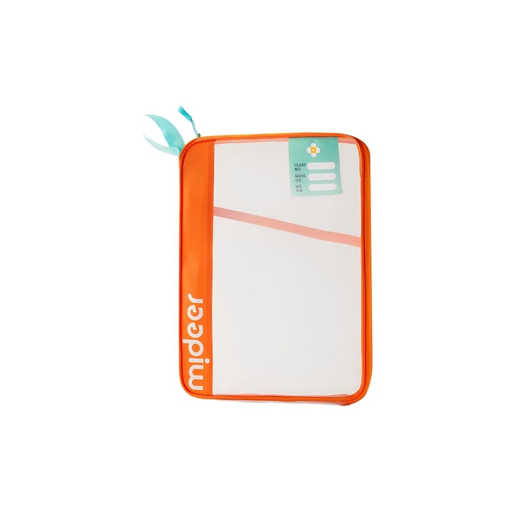 Túi Đựng Tài Liệu Hai Ngăn Mideer Organized Subject Storage Bag- Màu Cam 3+