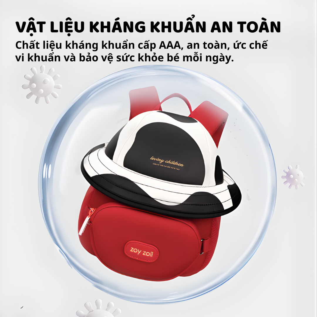 Balo Cho Bé Mầm Non Zoyzoii Discovery Series Hat Bag B80- Khủng Long