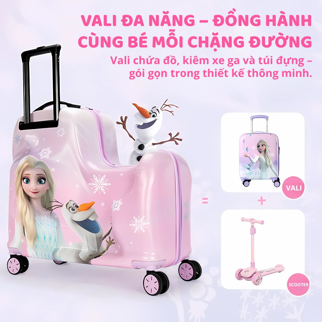 Vali Ngồi Cho Bé Màu Tím Mesuca Disney- Frozen 24 Inches