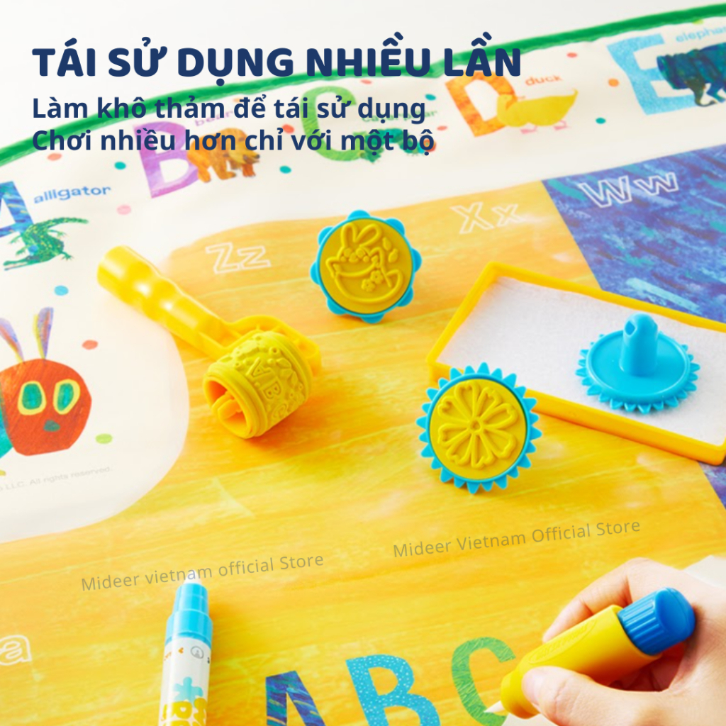 Đồ Chơi Vẽ Tranh Nước Sáng Tạo Mideer Magic Water Doodle- Sports Day 3+