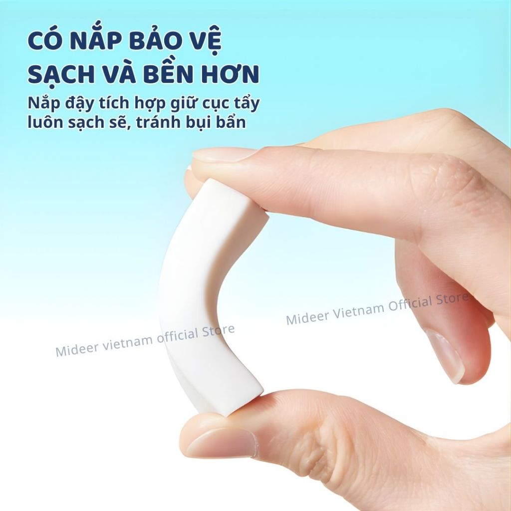 Tẩy Bút Chì Siêu Sạch Không Vụn Mideer Clean Eraser 3+