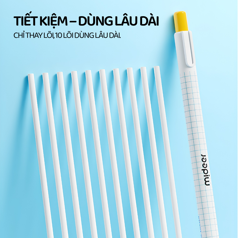 Gôm Tẩy Dạng Bút Siêu Sạch Cho Bé Mideer Clic Eraser 3+