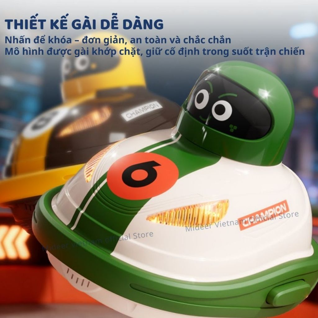 Xe Điều Khiển Từ Xa Cho Bé Mideer Dual RC Cars 3+