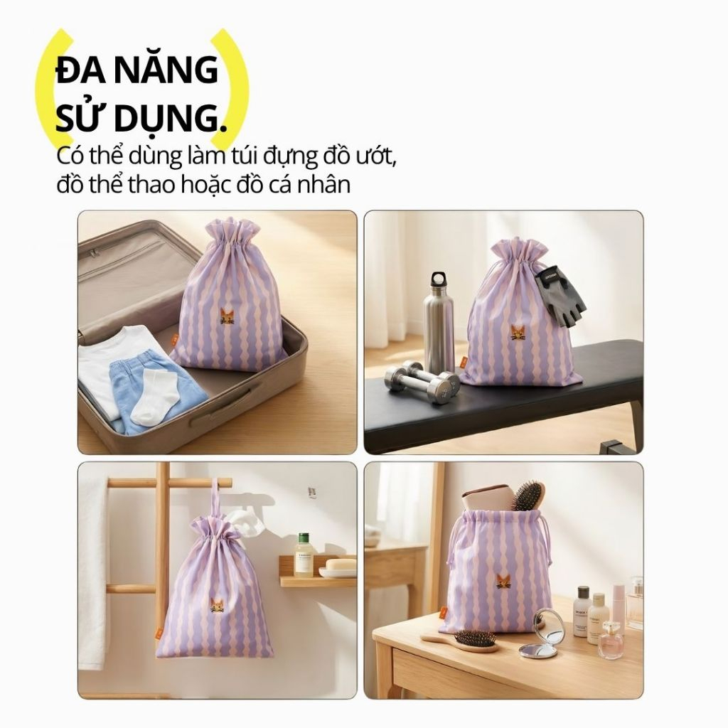 Túi Đựng Quần Áo Bẩn Hugz Laundry Bag- Rainwalk