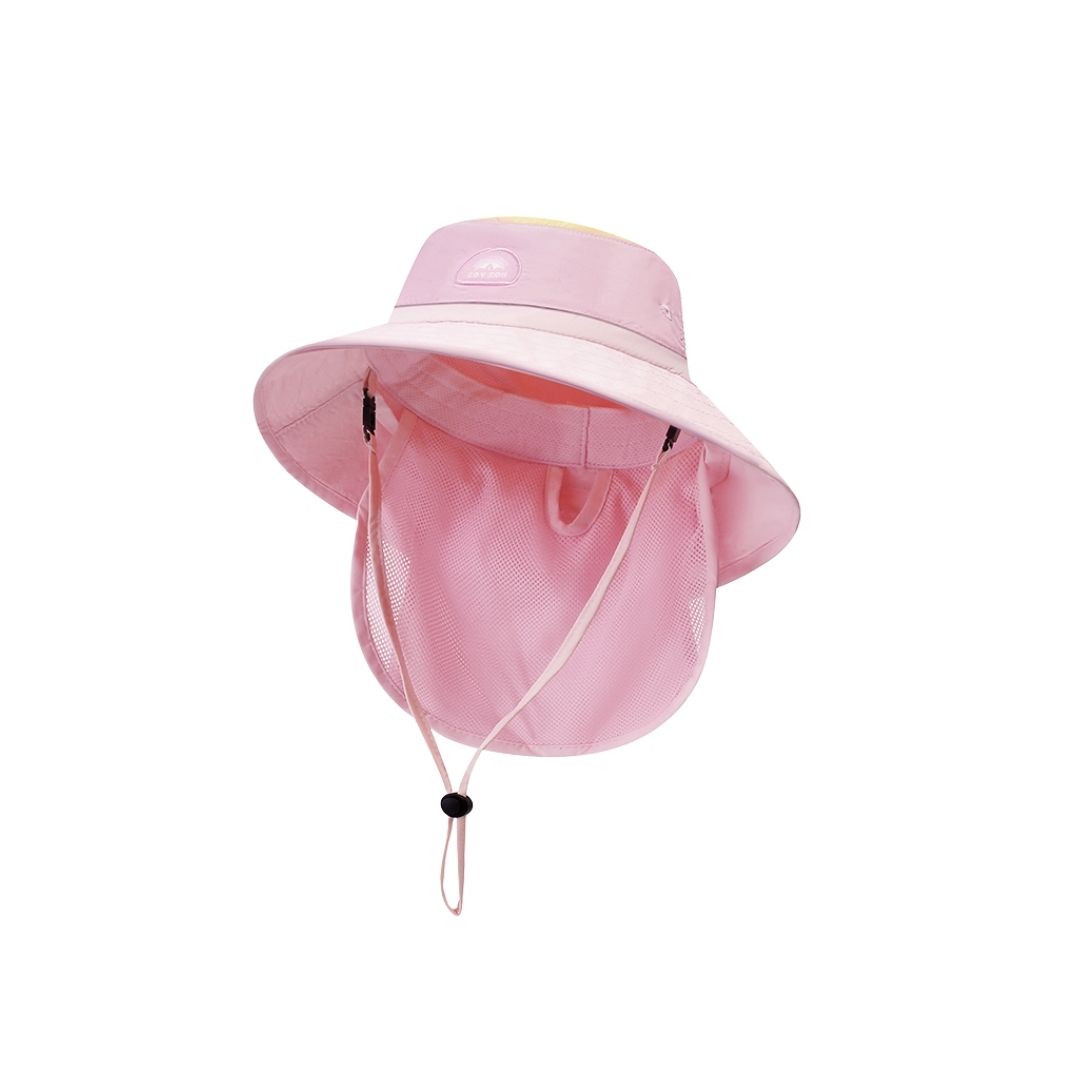 Mũ Chống Nắng Che Vai Gáy Zoyzoii Large Brim Sun Hat B63- Màu Hồng