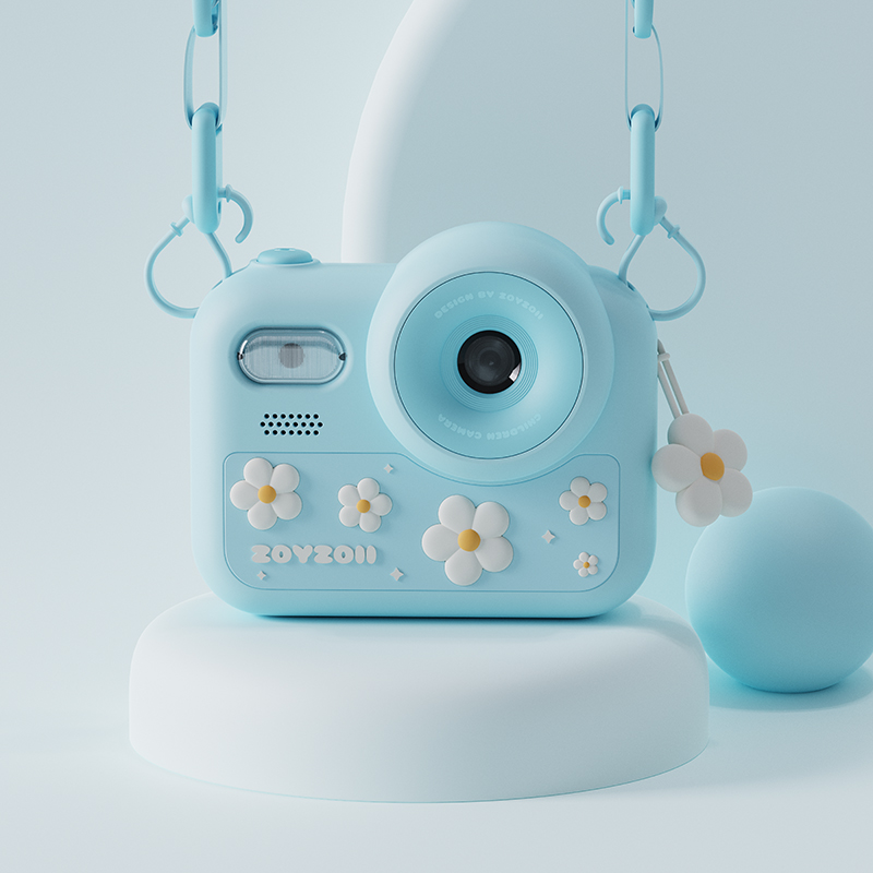 Máy Ảnh Cho Bé Zoyzoii Kids Camera E28- Bông Hoa