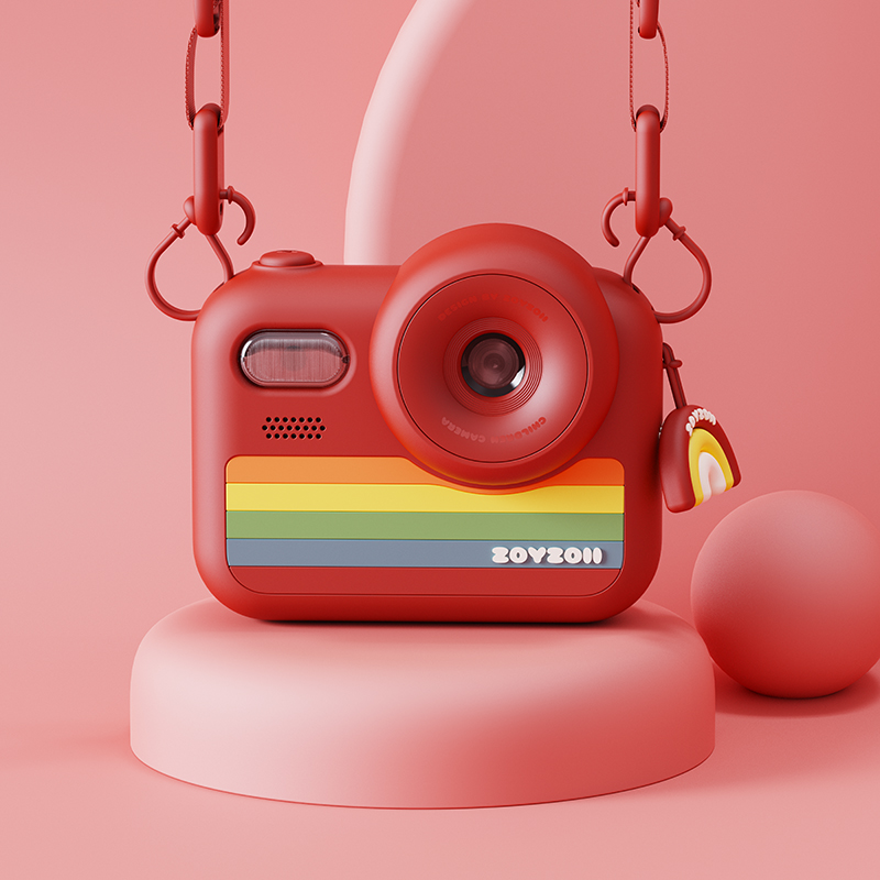 Máy Ảnh Cho Bé Zoyzoii Kids Camera E28- Cầu Vồng