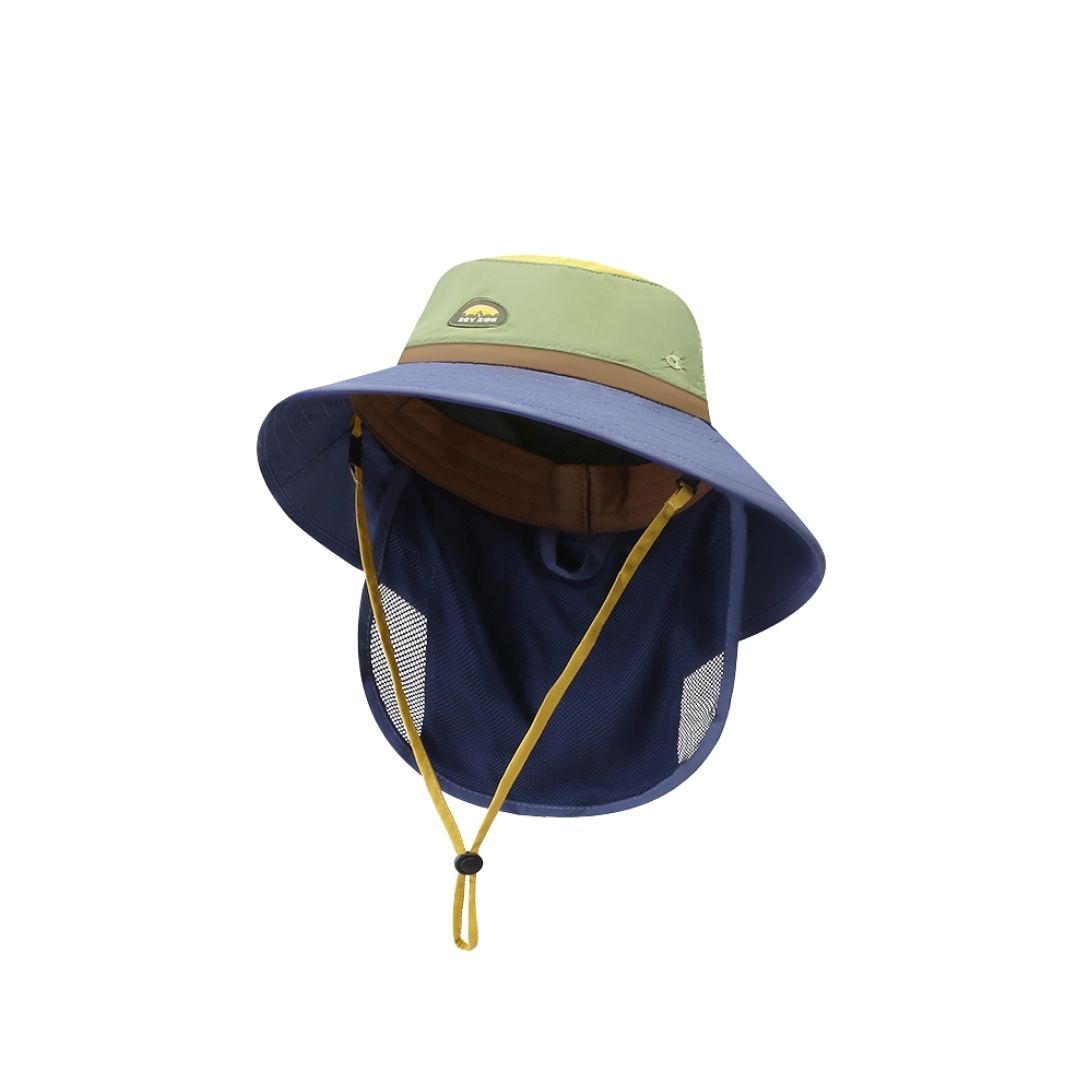 Mũ Chống Nắng Che Vai Gáy Zoyzoii Large Brim Sun Hat B63- Màu Xanh