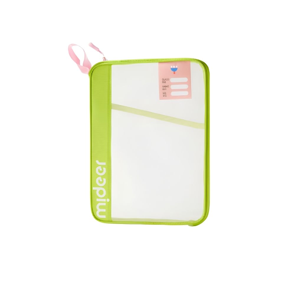 Túi Đựng Tài Liệu Hai Ngăn Mideer Organized Subject Storage Bag- Màu Xanh Lá 3+