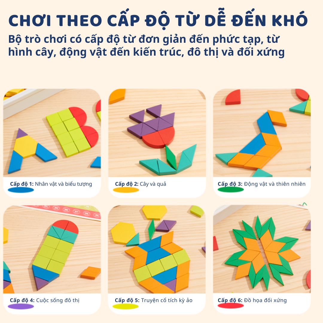 Đồ Chơi Xếp Hình Nam Châm Bằng Gỗ 250 Mảnh Mideer Pattern Blocks 3+