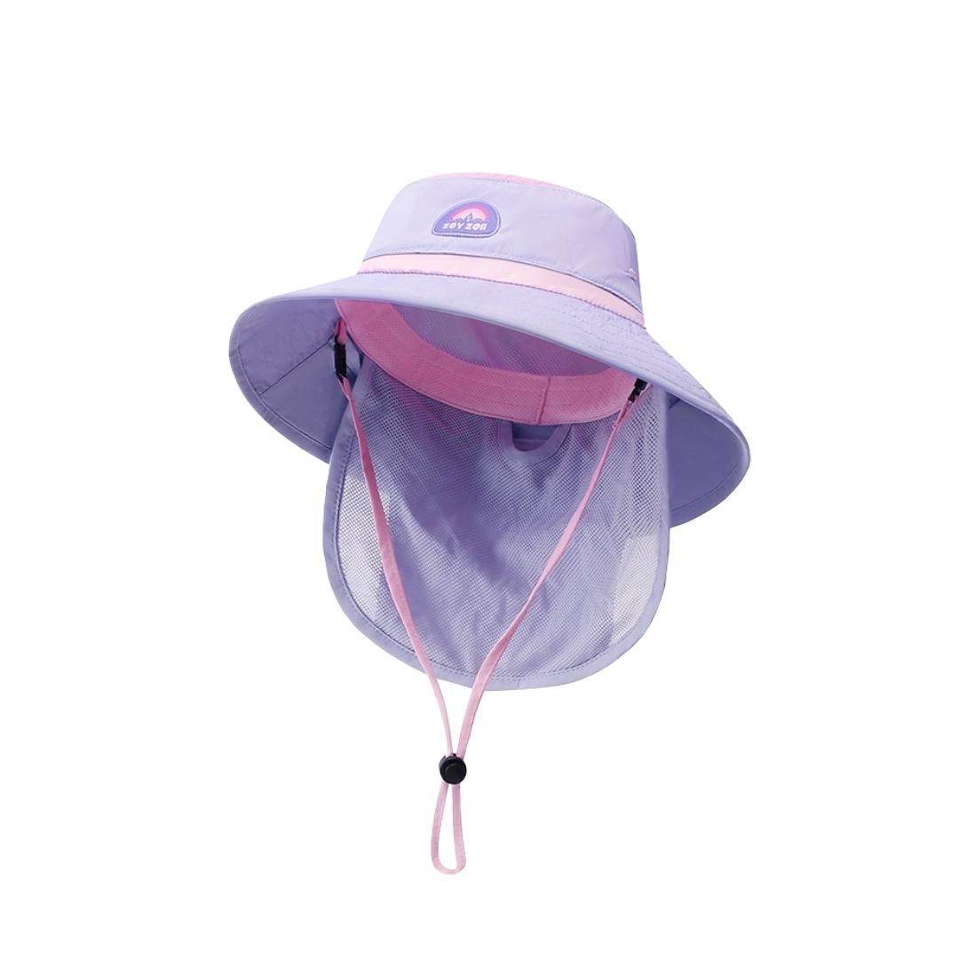Mũ Chống Nắng Che Vai Gáy Zoyzoii Large Brim Sun Hat B63- Màu Tím