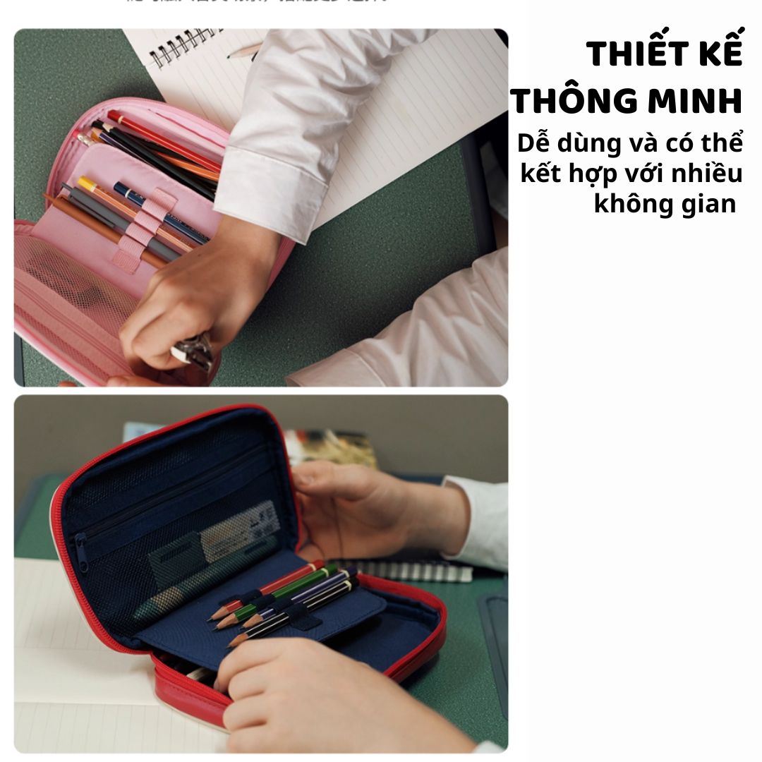 Hộp Đựng Bút Cho Bé Zoyzoii Pencil Case B20- Quả Cherry