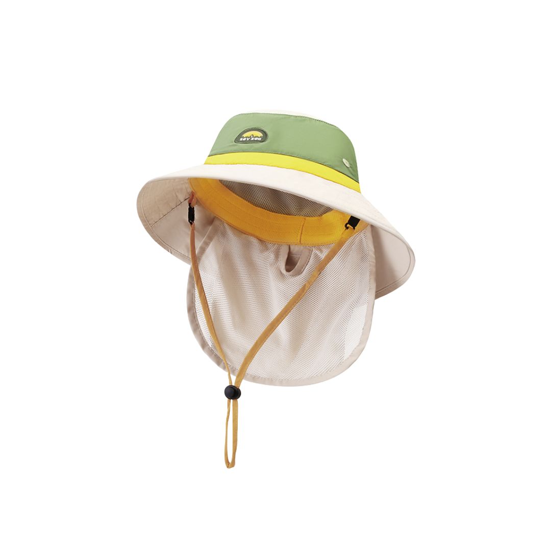 Mũ Chống Nắng Che Vai Gáy Zoyzoii Large Brim Sun Hat B63- Màu Kem