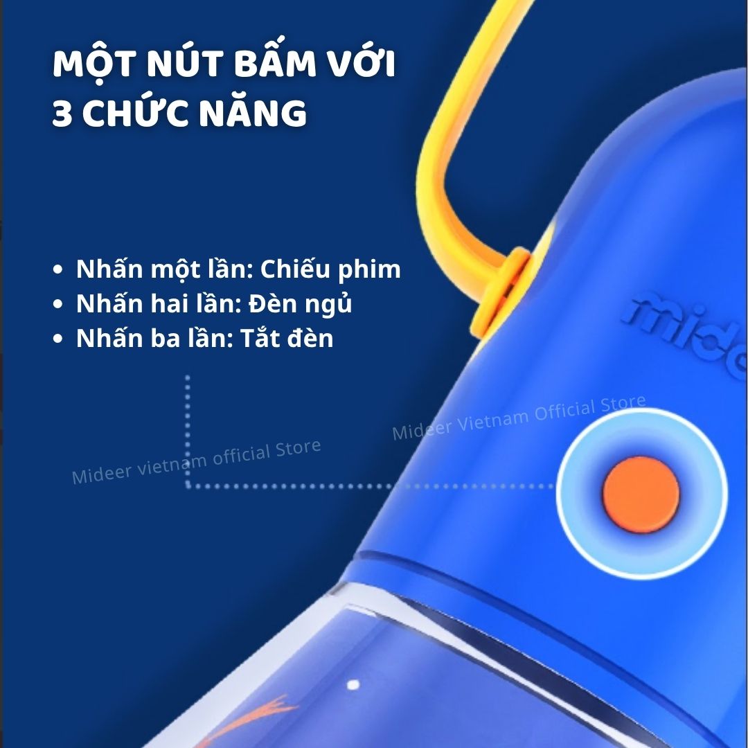 Đèn Pin Chiếu Hình Cổ Tích Cho Bé Mideer Kid Storybook Torch 3+