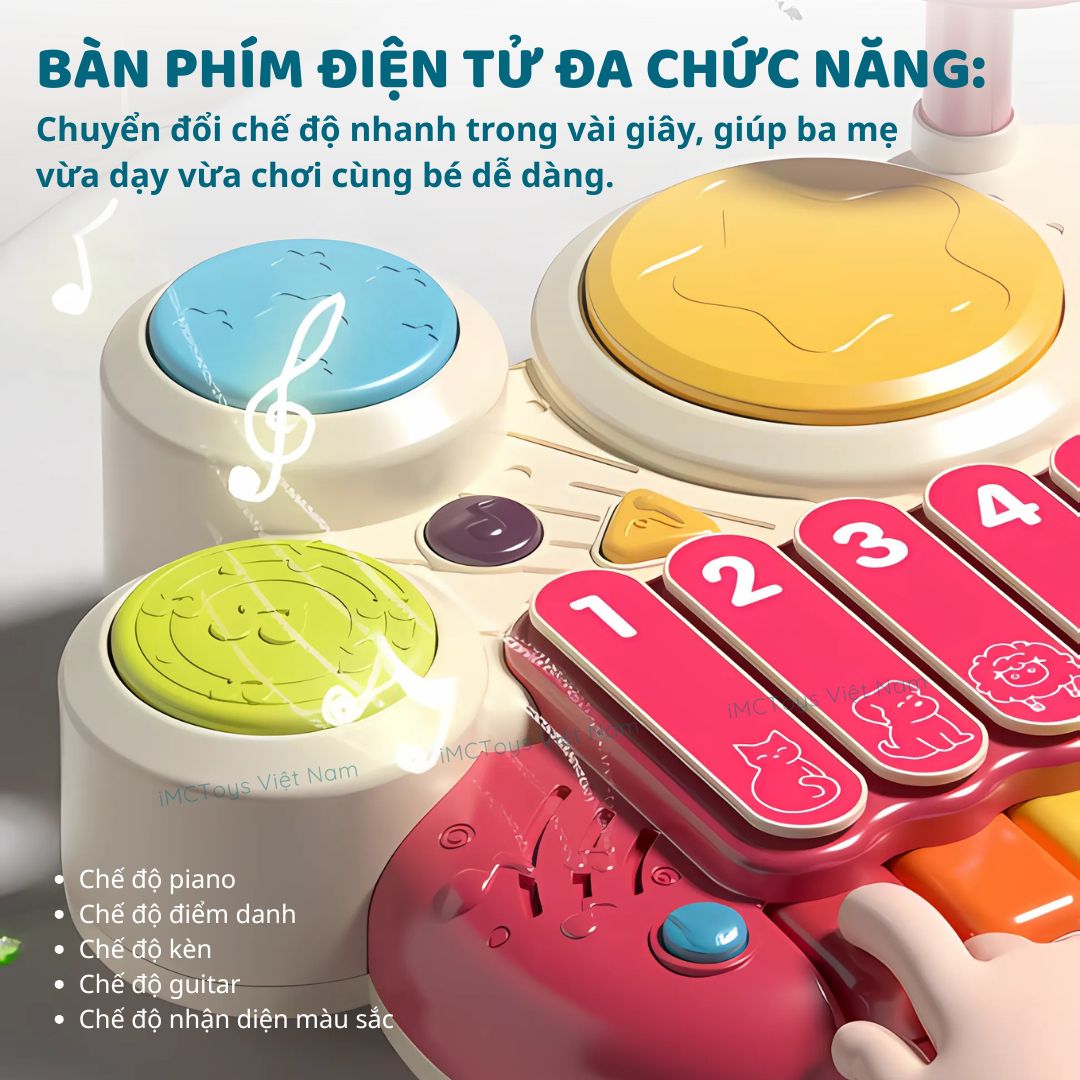 Đàn Xylophone Điện Tử Cho Bé Goodway Electronic Xylophone 18m+