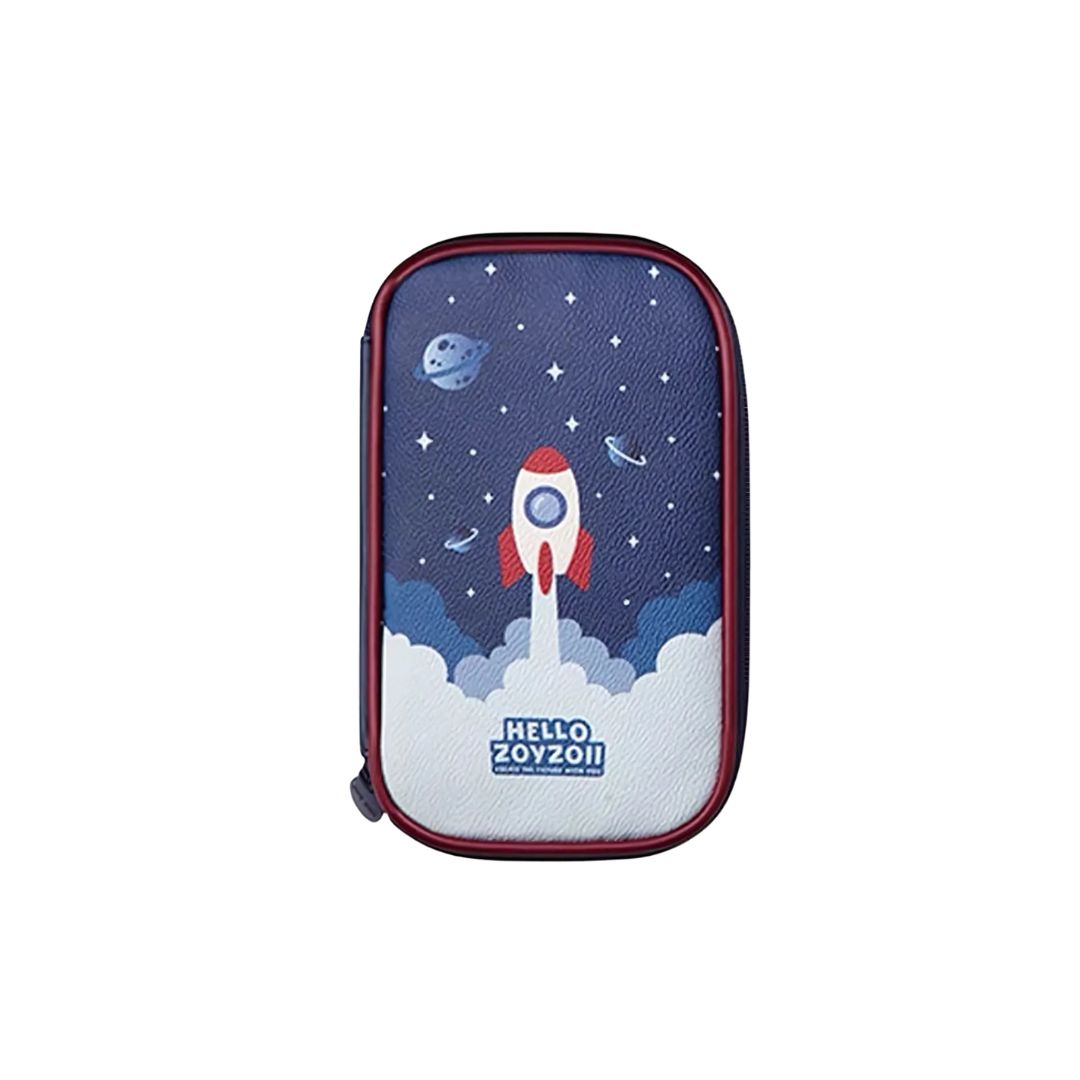 Hộp Đựng Bút Cho Bé Zoyzoii Pencil Case B20- Tên Lửa