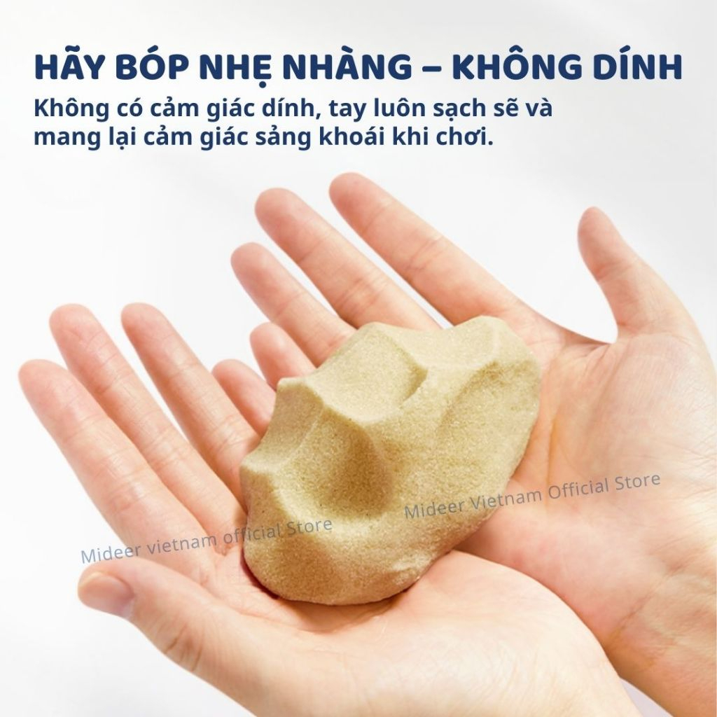 Cát Động Lực Kèm Khuôn Động Vật Mideer Magic Sand Play 3+