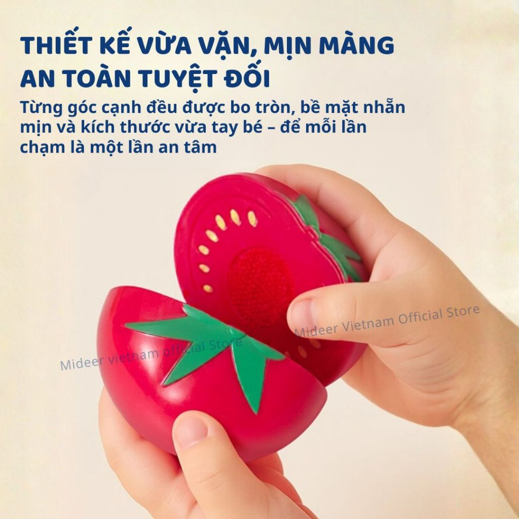 Đồ Chơi Cắt Hoa Quả Rau Củ Mideer Fruit & Vegetable Cutting Play 3+