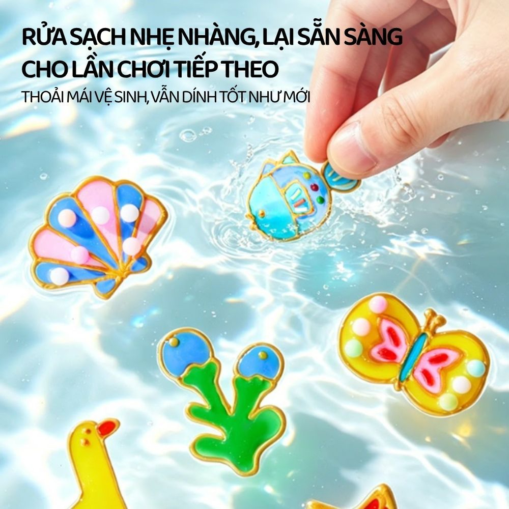 Đồ Chơi Tự Làm Sticker DIY Sáng Tạo Cho Bé Mideer Jelly Sticker Kit 3+