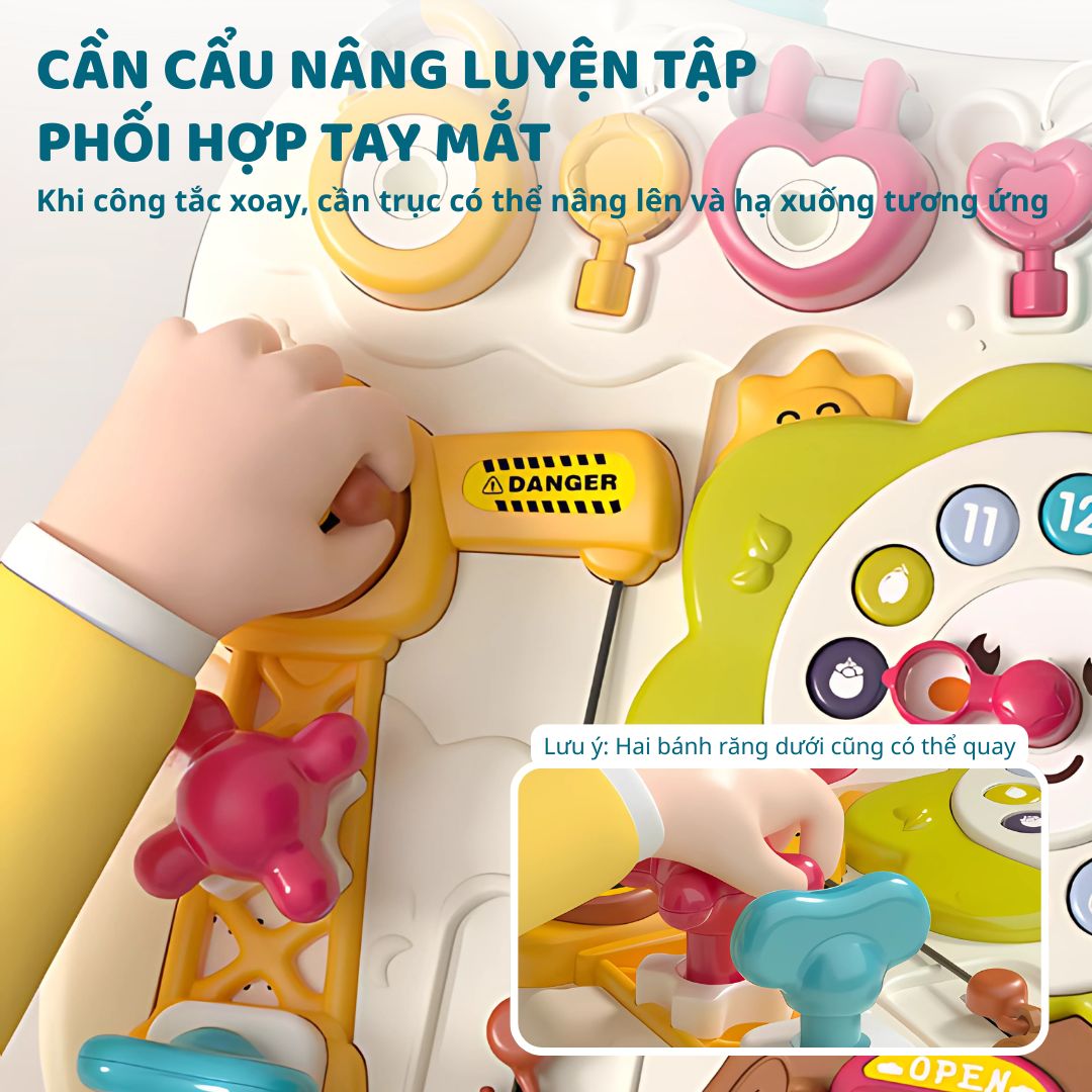 Bảng Hoạt Động Bận Rộn Cho Bé Goodway Busy Board 10m+