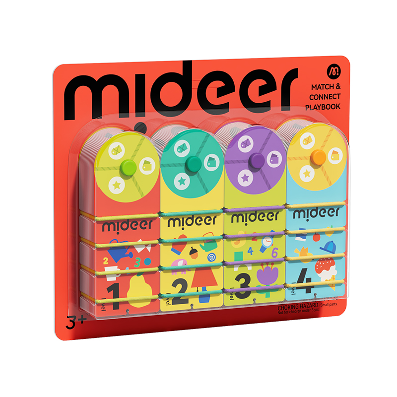 Bộ Thẻ Học Thông Minh Flashcard Mideer Match & Connect Playbook 3+