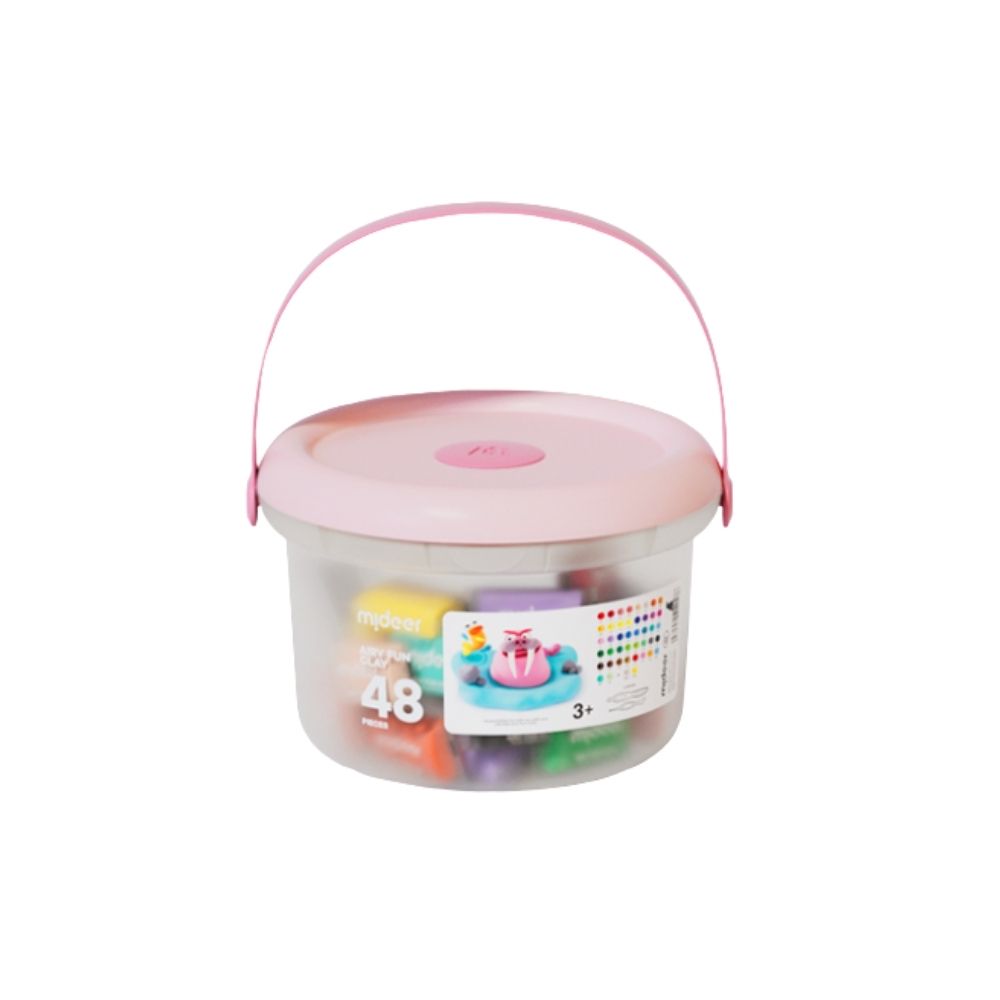 Đất Nặn Tự Khô 48 Màu Mideer Play Airy Clay - Sweets Bag 3+